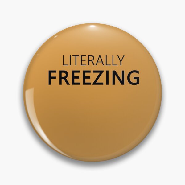Item preview,  Literally Freezing Cold : Funny winter Sweatshirt designed and sold by FunnyDSN.
