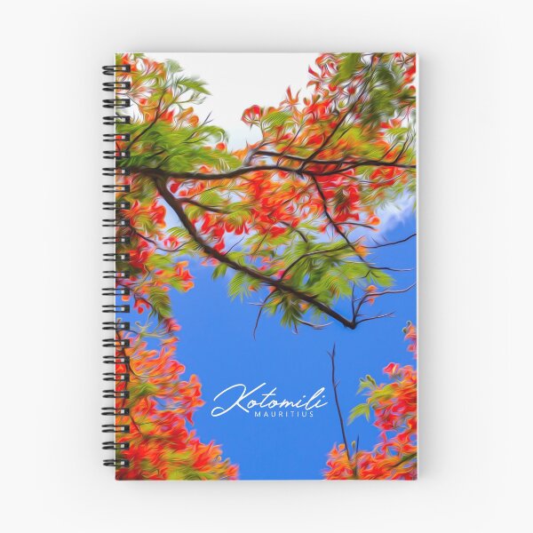 Item preview, Flamboyant tree in bloom Mauritius designed and sold by Kotomili.