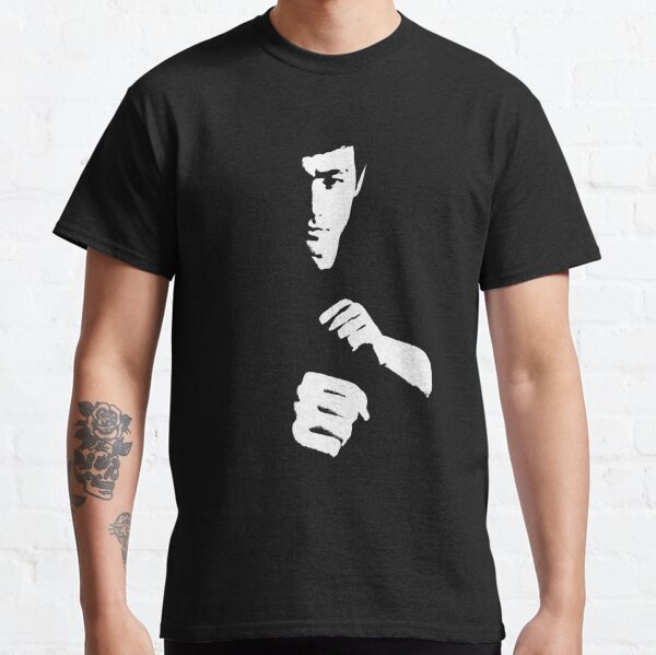 Bruce Lee Signature el dragón Awaits Legend Playera T-shirt T-shirt classique