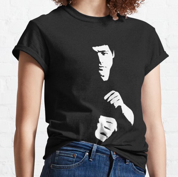 Bruce Lee Unterschrift el dragón erwartet Legend playera Tee Classic T-Shirt
