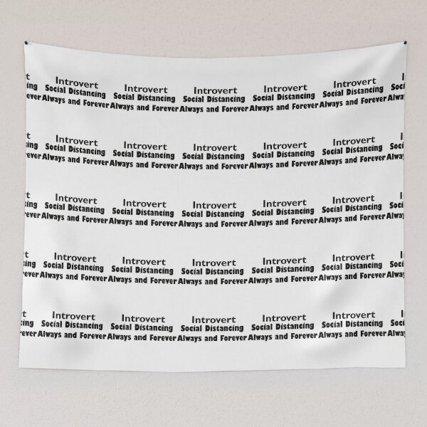 Item preview, Introvert Social Distancing designed and sold by apurpleunicorn.