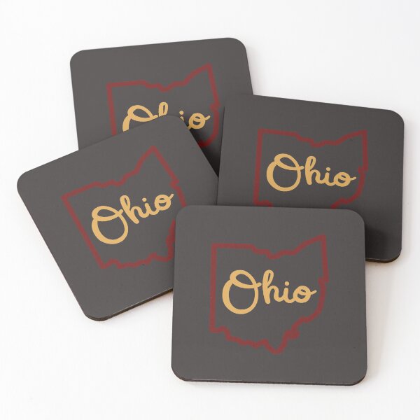 Item preview, Ohio Wine and Gold Outline Logo designed and sold by MixedBagMerch.