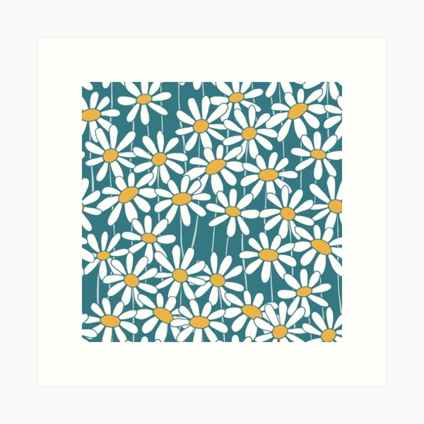 Item preview, Blue Daisies designed and sold by Trine Tollefsen.