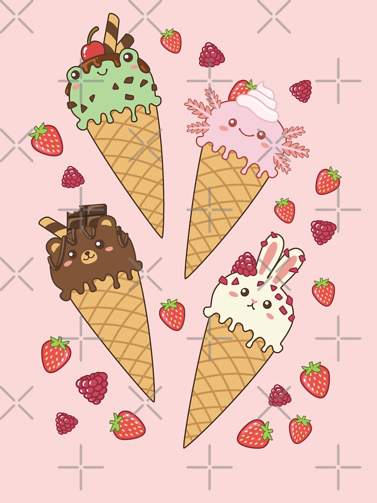 Ice Cream Animals Pattern 