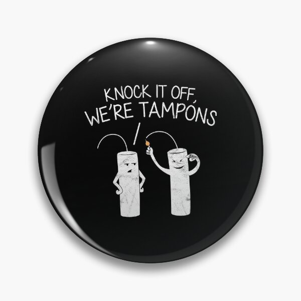 Keep Calm and Carry Tampons Funny Retro Tampon Case