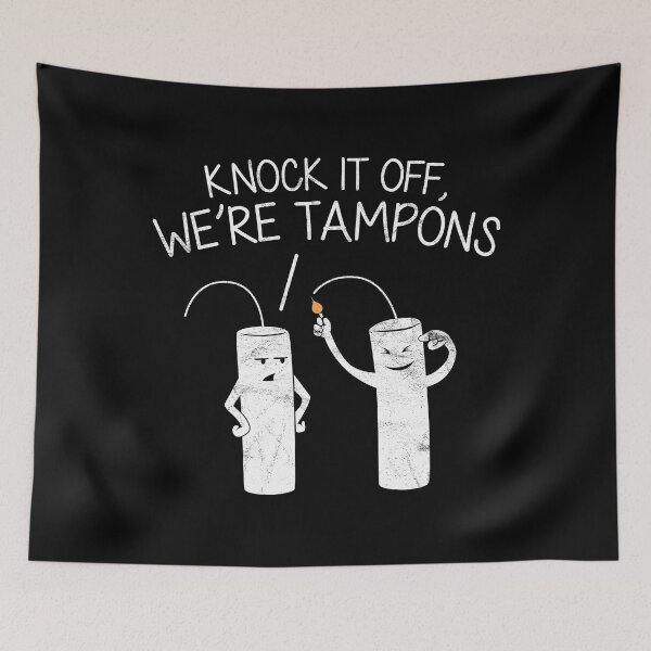 Item preview, Tampon knocking it off gift idea red day designed and sold by Svetiik.