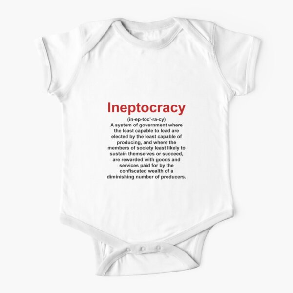 Ineptocracy Baby One Piece By Thebeststore Redbubble