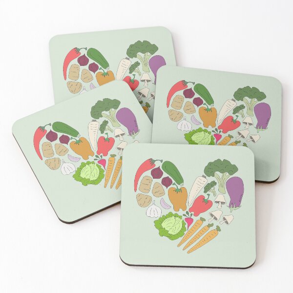 Item preview, Heart of Vegetables Art designed and sold by TASORA.