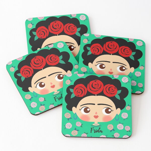 Item preview, Frida Kahlo - Roses - D9 designed and sold by MVG designs.
