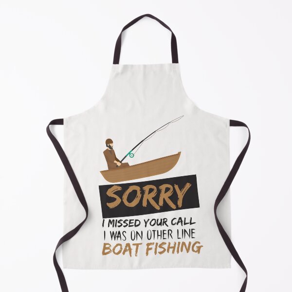 Item preview, sorry i missed your call i was on other line boat fishing - fishing - funny designed and sold by Hannah Pillic.