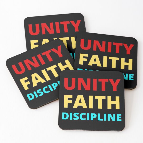 Item preview, UNITY FAITH DISCIPLINE QUAID E AZAM designed and sold by Trendy Design.