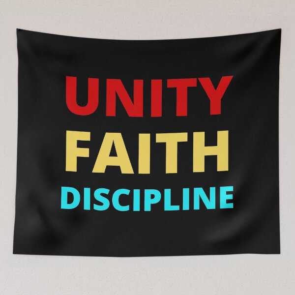 Item preview, UNITY FAITH DISCIPLINE QUAID E AZAM designed and sold by Trendy Design.