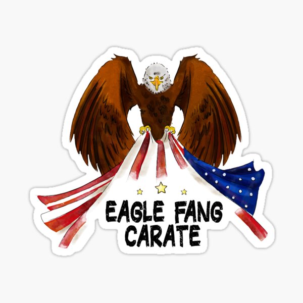 eagle tang karate Sticker