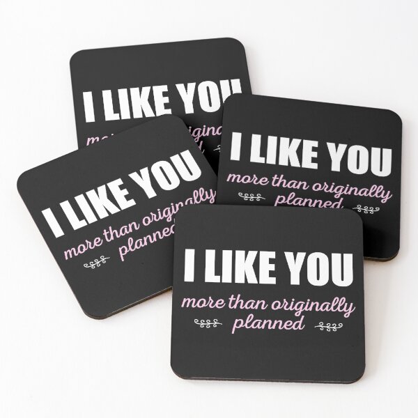 Item preview, I like you more than originally planned designed and sold by GraphicBit.