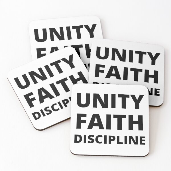 Item preview, UNITY FAITH DISCIPLINE QUAID E AZAM designed and sold by Trendy Design.