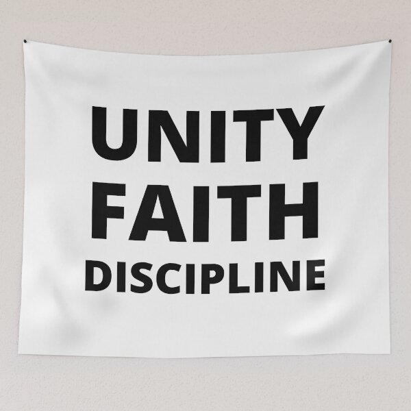 Item preview, UNITY FAITH DISCIPLINE QUAID E AZAM designed and sold by Trendy Design.