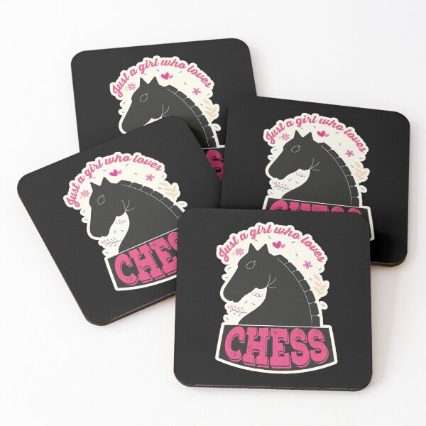 Item preview, Just A Girl Who Loves Chess. Perfect Funny Chess Girls and Lovers Gift Idea, Retro Vintage designed and sold by Van-Tees.