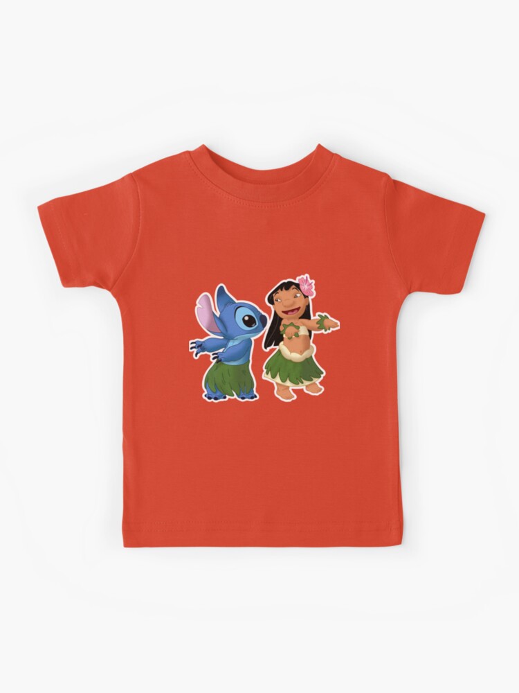 Lilo & Stitch - T-shirt HULA - Fille  Des promos sur vos marques préférées