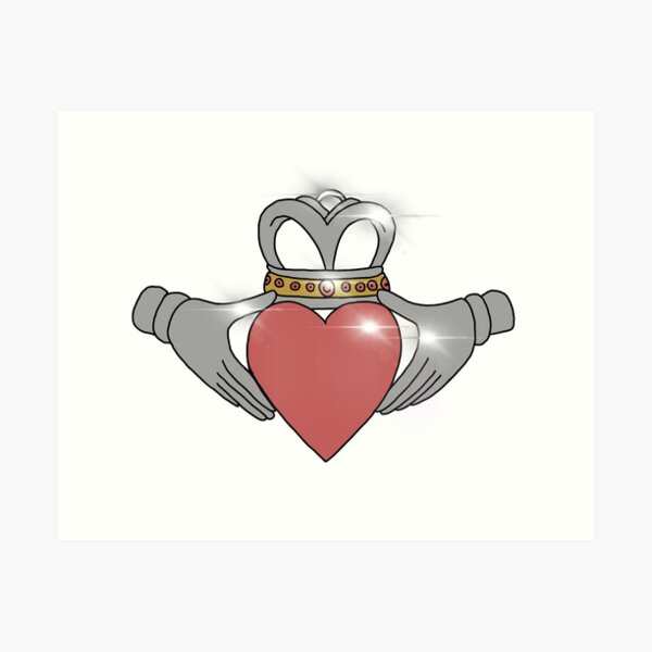 Buy Claddagh Temporary Fake Tattoo Sticker set of 2 Online in India - Etsy
