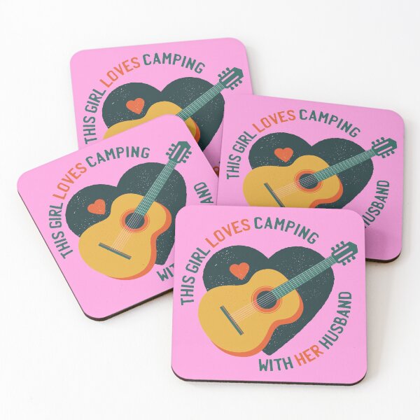 Item preview, A esta chica le encanta acampar con su marido designed and sold by Piztees.