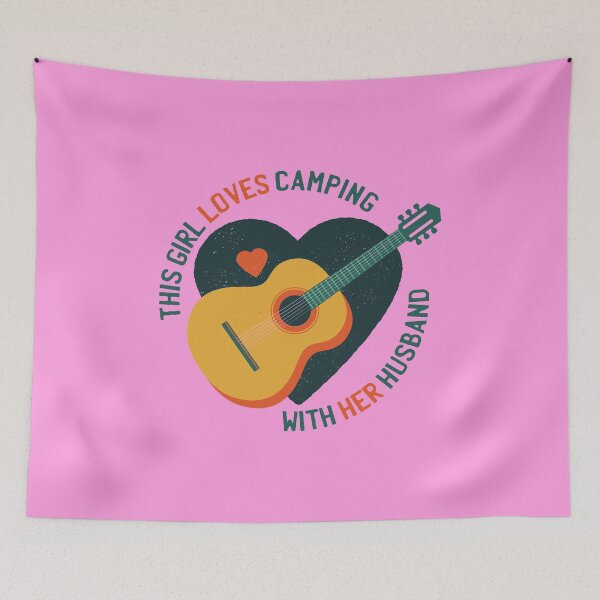Item preview, This girl loves camping with her husband designed and sold by Piztees.