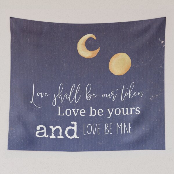 Item preview, Love Shall Be Our Token Love Quote Valentines Day Poem Christina Rossetti Romantic Anniversary designed and sold by BohoStudio.