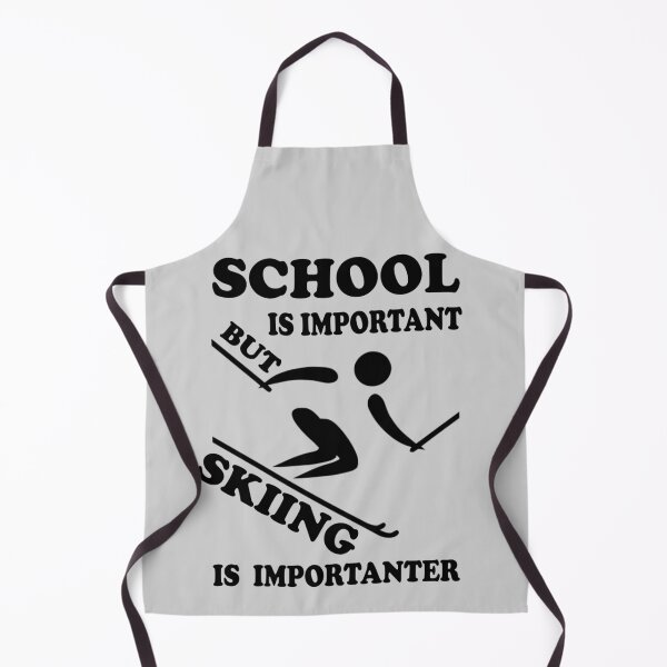 Item preview, School Is Important But skiing Is Importanter designed and sold by VintagePrada.