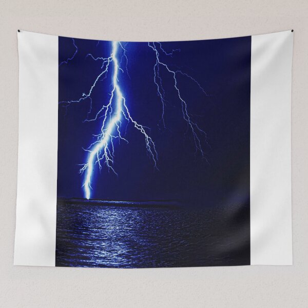Item preview, Lightning in the night sky designed and sold by VanyA33.