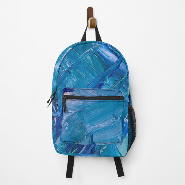 Item preview, The Blue Ice Oil Colors Hand Painted Artwork designed and sold by Saraartwork.