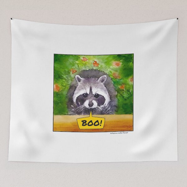 Item preview, Boo! Surprise Raccoon! designed and sold by HartBandit.