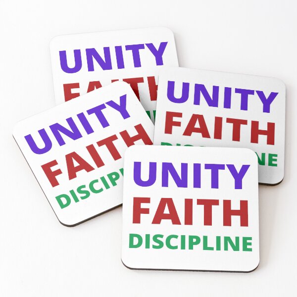 Item preview, UNITY FAITH DISCIPLINE QUAID E AZAM designed and sold by Trendy Design.