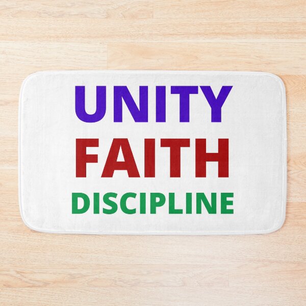 Item preview, UNITY FAITH DISCIPLINE QUAID E AZAM designed and sold by Trendy Design.