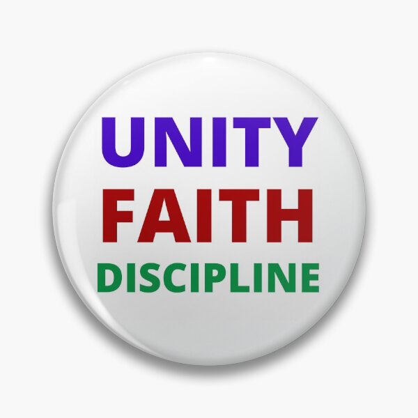 Item preview, UNITY FAITH DISCIPLINE QUAID E AZAM designed and sold by Trendy Design.