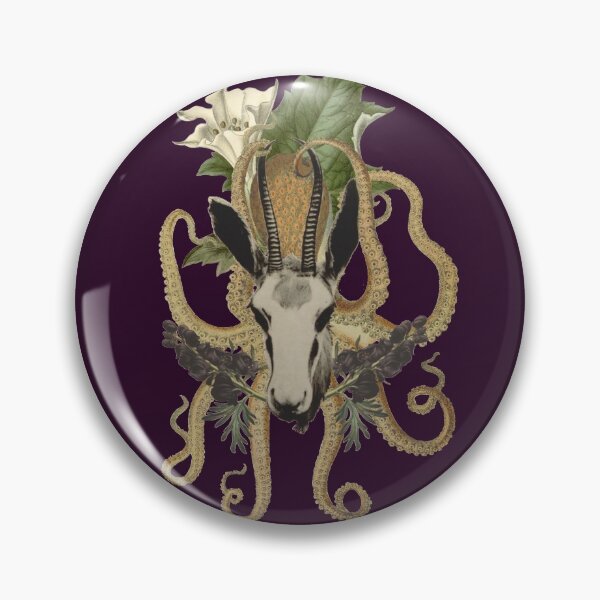 Capra Tentacle (purple) Pin