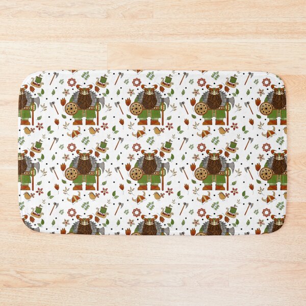 Item preview, Scandinavian Folklore Viking Pattern designed and sold by LotusArtStudio.
