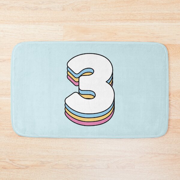 Item preview, Number 3 designed and sold by OkihanaShop.