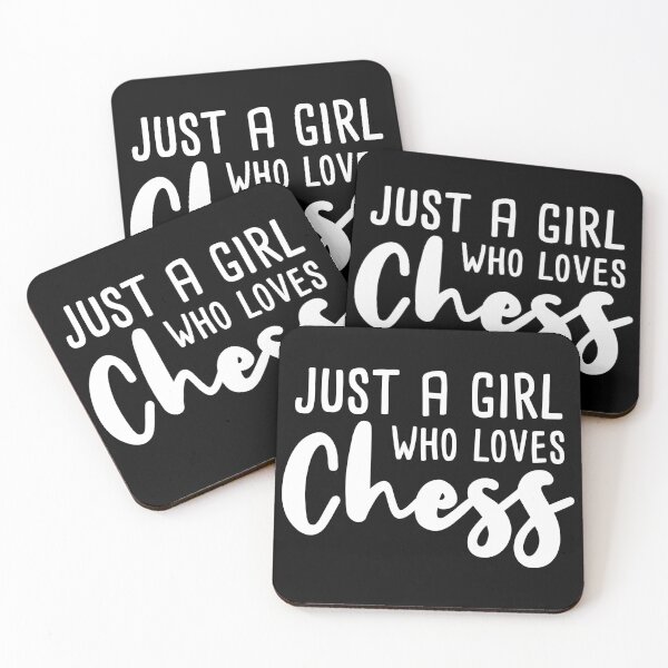 Item preview, Just a girl who loves chess designed and sold by Statim.