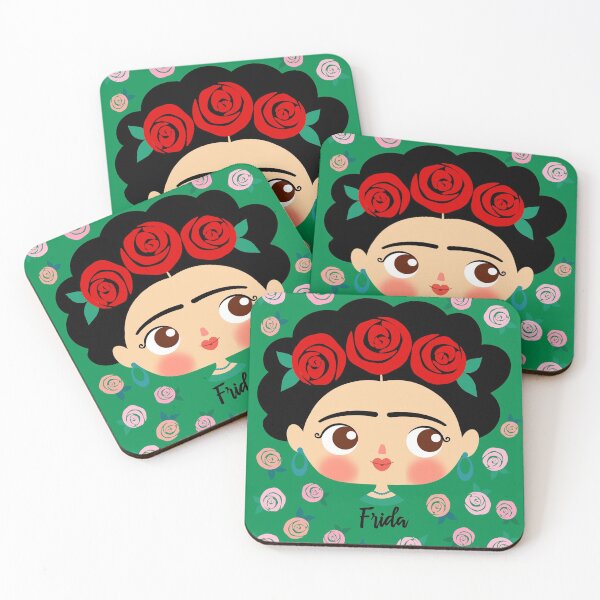 Item preview, Frida Kahlo - Roses - D10 designed and sold by MVG designs.