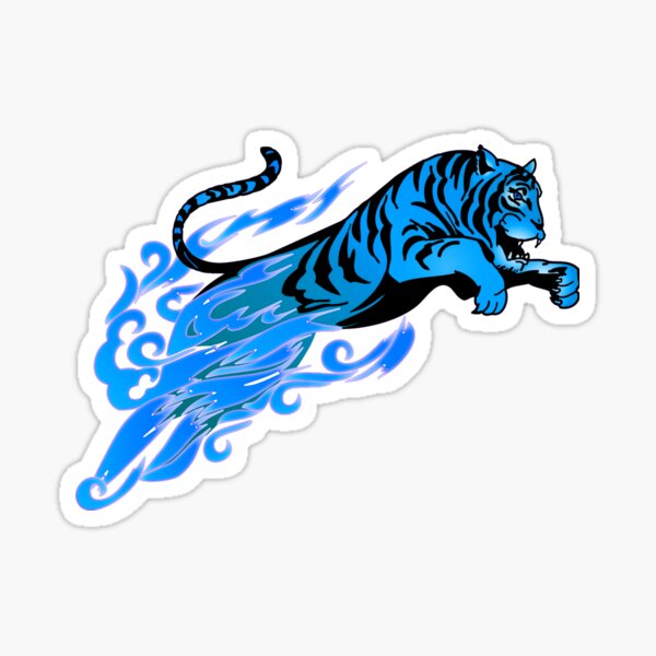 Blue Fire Tiger Gifts & Merchandise for Sale | Redbubble
