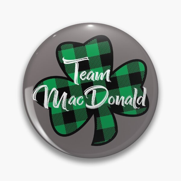 Item preview, Team MacDonald on Shamrock designed and sold by irishorbust.