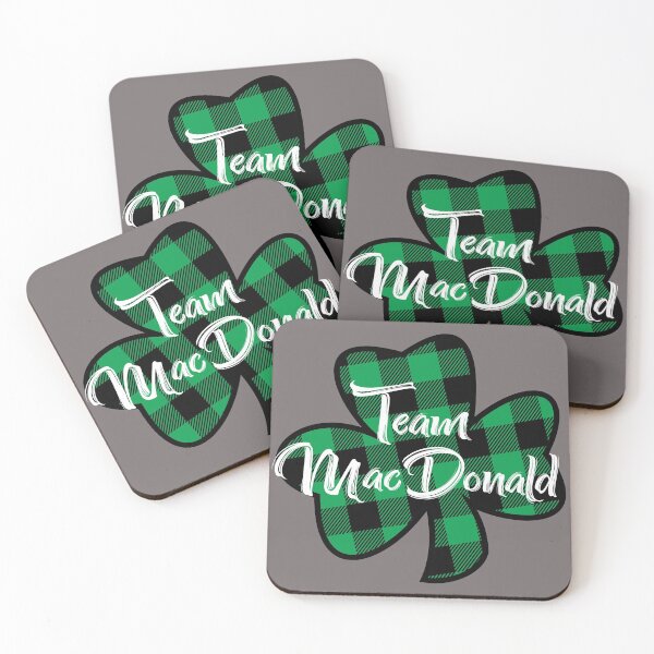 Item preview, Team MacDonald on Shamrock designed and sold by irishorbust.