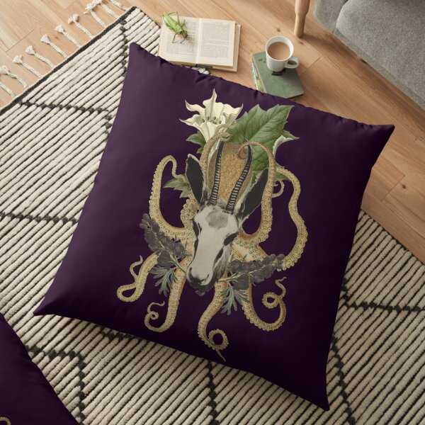 Capra Tentacle (purple) Floor Pillow