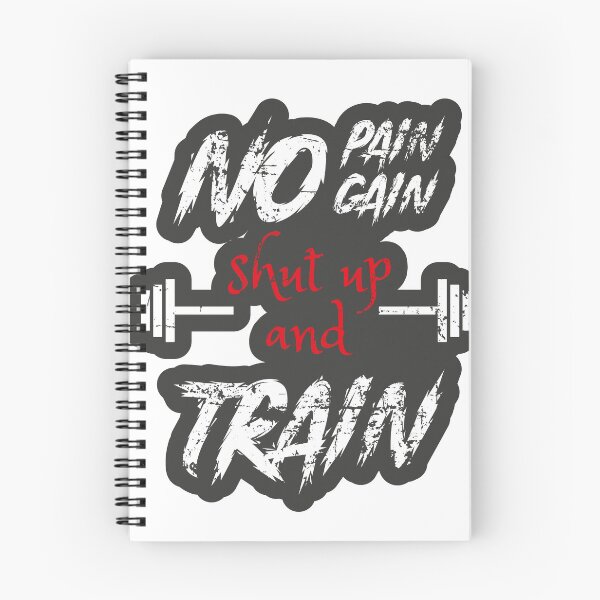 Item preview, Workout Shirt No Pain No Gain Shut Up And Train designed and sold by Moroccan lions Outfitters ⭐️⭐️⭐️⭐️⭐️.