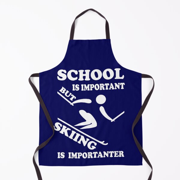 Item preview, School Is Important But skiing Is Importanter designed and sold by VintagePrada.