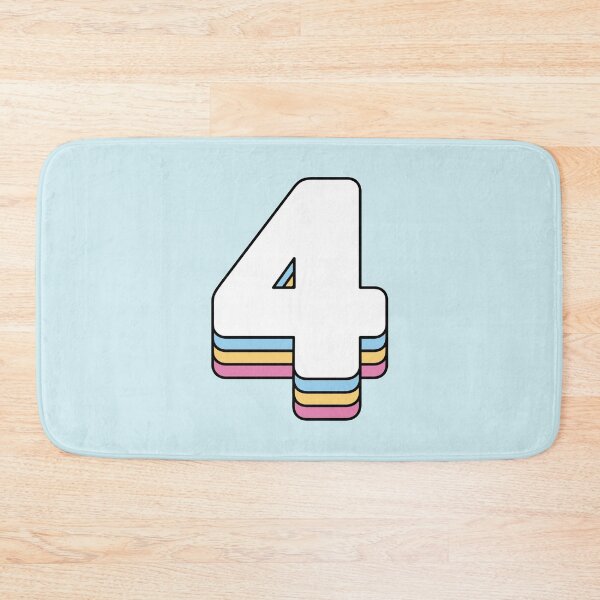 Item preview, Number 4 designed and sold by OkihanaShop.