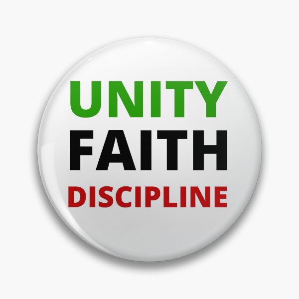 Item preview, UNITY FAITH DISCIPLINE QUAID E AZAM designed and sold by Trendy Design.