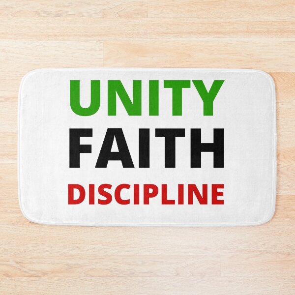 Item preview, UNITY FAITH DISCIPLINE QUAID E AZAM designed and sold by Trendy Design.