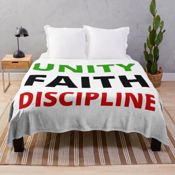 Item preview, UNITY FAITH DISCIPLINE QUAID E AZAM designed and sold by Trendy Design.