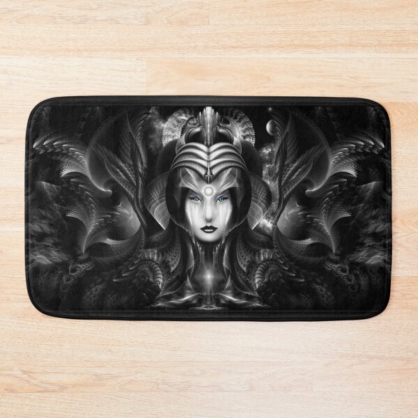 Item preview, Cyiria Queen Of The Dark Realm Fractal Design Art Fantasy Portrait FRM by Xzendor7 designed and sold by Xzendor7 Digital Art Creations.