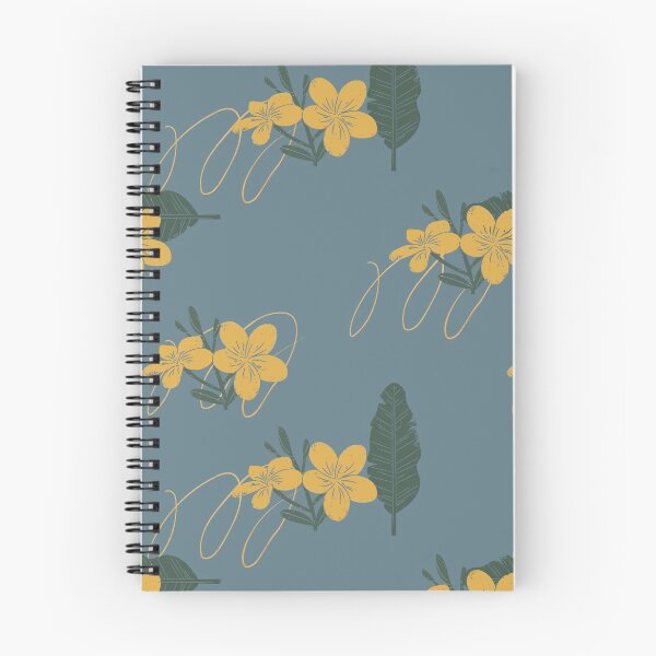Item preview, Diseño de vacaciones de flores y hojas azules. designed and sold by PatternParadise.